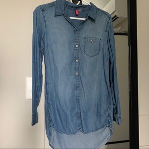 H&M Soft denim blouse (size 6)